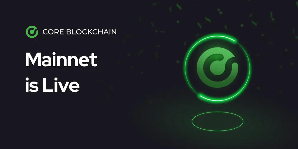 Core Blockchain Mainnet is Live