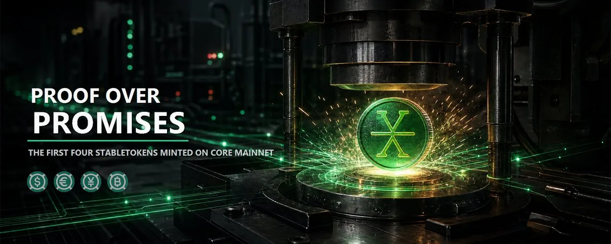 The First Stabletoken Mint Just Happened On Mainnet