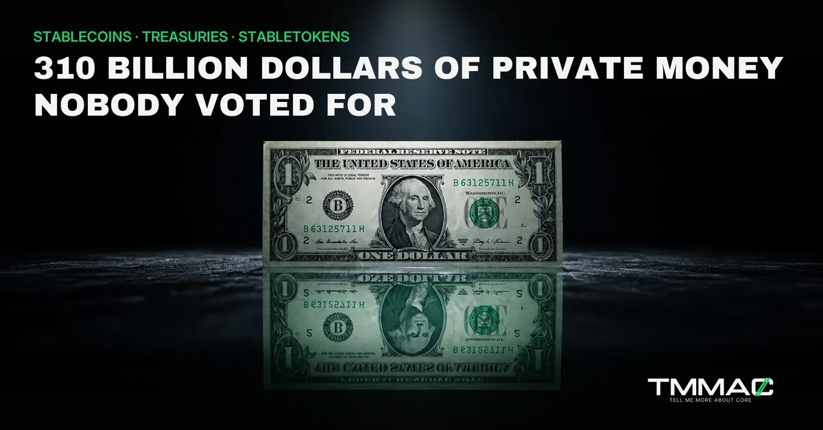 310 Billion Dollars of Private Money Nobody Voted For
